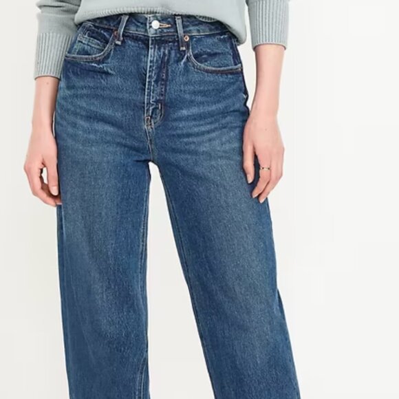 Extra High-Waisted Wide-Leg Jeans - Picture 1 of 2